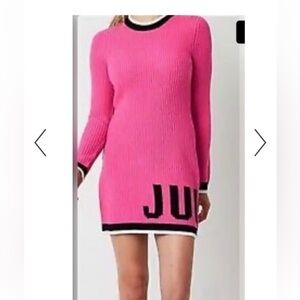Juicy Couture knit sweater dress barbie pink